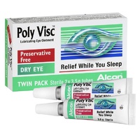 Poly Visc Lubricating Eye Ointment 2 x 3.5g Twin Pack
