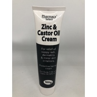 Pharmacy Select Zinc & Castor Oil Cream Tube 100g