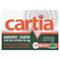 Cartia 100mg 84 Tablets 