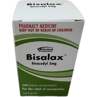 Bisalax 5mg 200 Tablets 