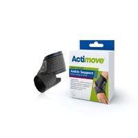 Actimove Ankle Support Elastic Wrap Around Medium Black