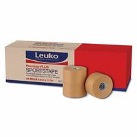 Leukoband Premium Plus Sports Tape Tan 30 Rolls Box30