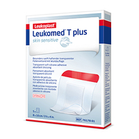 Leukoplast Leukomed T Plus Skin Sensitive - 8 x 10cm 5 Pack