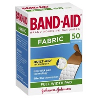 Band-Aid Adhesive Bandages Fabric 50 
