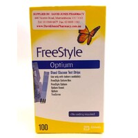 Abbott Freestyle OPTIUM Neo Blood Glucose Strips (100 Tests)