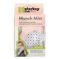 Malarkey Munch Silicone Mitt Mitten Teething Teether Pastel Pink