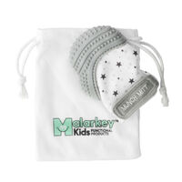 Malarkey Munch Mitt Teething Mitten Grey Stars