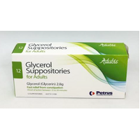Glycerol Suppositories Adults 2.8g x 12