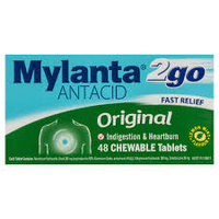 Mylanta 2Go Original Chewable 48 Tablets