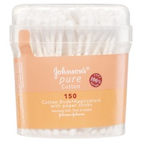 Johnson's Pure Cotton Buds Canister 150