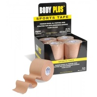 Body Plus Sports Tape Rigid 5.0CM [BULK BUY 8 UNITS]