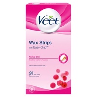 Veet Wax Strips With Easy Grip Normal Skin 20
