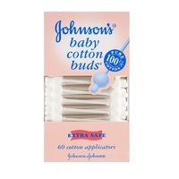 Johnson's Baby Cotton Applicator Buds 60