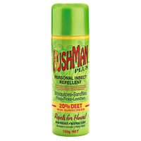 Bushman Plus 20% Deet Insect Repellent With Sunscreen Aerosol 150g