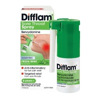 Difflam Anti-inflammatory Sore Throat Spray 176 Doses Sugar Free