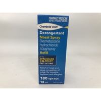 Chemists' Own Decongestant Nasal Spray 18mL Refill (S2)