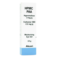 HPMC PAA Moisturising Eye Gel 10g