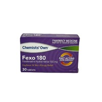 Chemists' Own Fexo 180 30 Tablets  (Telfast 180mg GENERIC) (S2)