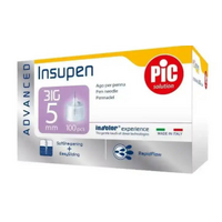 Insupen Advance Pen Needles 31g 5mm Box of 100