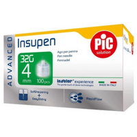 Insupen Advance Pen Needles 32g 4mm Box of 100