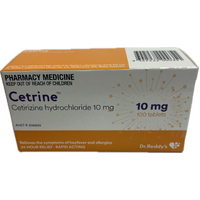 Dr. Reddy's Cetrine 10mg 100 Tablets (S2)