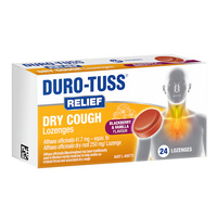 Duro-Tuss Dry Cough Relief Blackberry and Vanilla 24 Lozenges 
