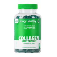 Living Healthy High Strength Gummies Collagen Joint Support 60 Pastilles (99% Sugar Free)