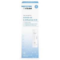 2San 2 Step COVID-19/Influenza Rapid Test Nasal Pen 5 Pack