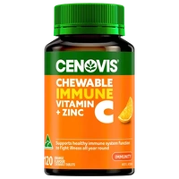 Cenovis Immune Vitamin C + Zinc Chewable 120 Tablets