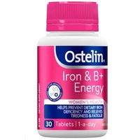 Ostelin Iron & B+ Energy 30 Tablets
