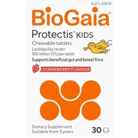 BioGaia Protectis Kids Strawberry 30 Chewable Tablets 