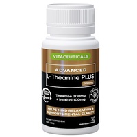 Vitaceuticals Advanced L-Theanine Plus 30 Capsules