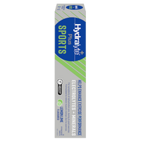 Hydralyte Plus Sport Effervescent Lemon Lime 20 Tablets