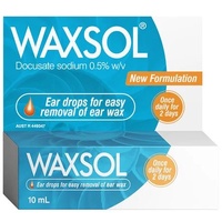 Waxsol Ear Drops 0.5% Bottle 10mL