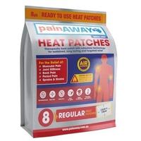 PainAway Heat Patches Regular 8 Pack
