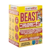 Athelite Beast Ultra Muscle Recovery Bath Bomb Tablet 2 Pack