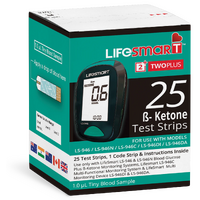 LifeSmart Ketone Test Strip Box 25 Strips
