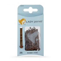 Lady Jayne Bobby Pins Brown 4.5cm Pk25 x3