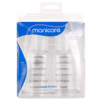 Manicare Travel Bottles 2Pk x3