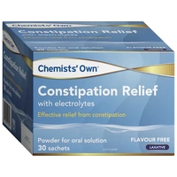 Chemists' Own Constipation Relief with Electrolytes 30 Sachets