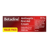 Betadine Antiseptic First Aid Cream 45g