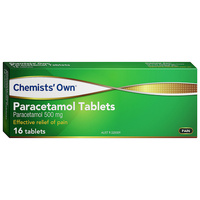 Chemists' Own Paracetamol 500mg 16 Tablets