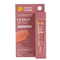 Cancer Council Lip Balm SPF50+ Watermelon Glow 15g