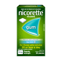 Nicorette Gum Icy Mint 2mg 30