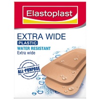 Elastoplast Extra Wide Plastic Water Resistant Strips 20