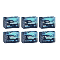 Libra Extra Regular Pads With Wings 14 Pack [Bulk Buy 6 Units]