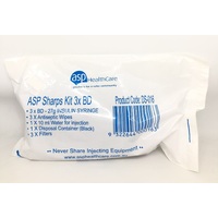 BD Sharps Kit + Syringe 27g 3 X 1ml