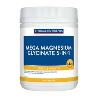 Ethical Nutrients Mega Magnesium Glycinate 5-in-1 240 Tablets