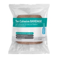 Aeroban Tan Cohesive Bandage 5cm x 4.5m