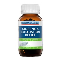 Ethical Nutrients Ginseng 5 Exhaustion Relief 60 Capsules